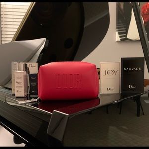 Christian Dior cosmetics bag with BOUNS